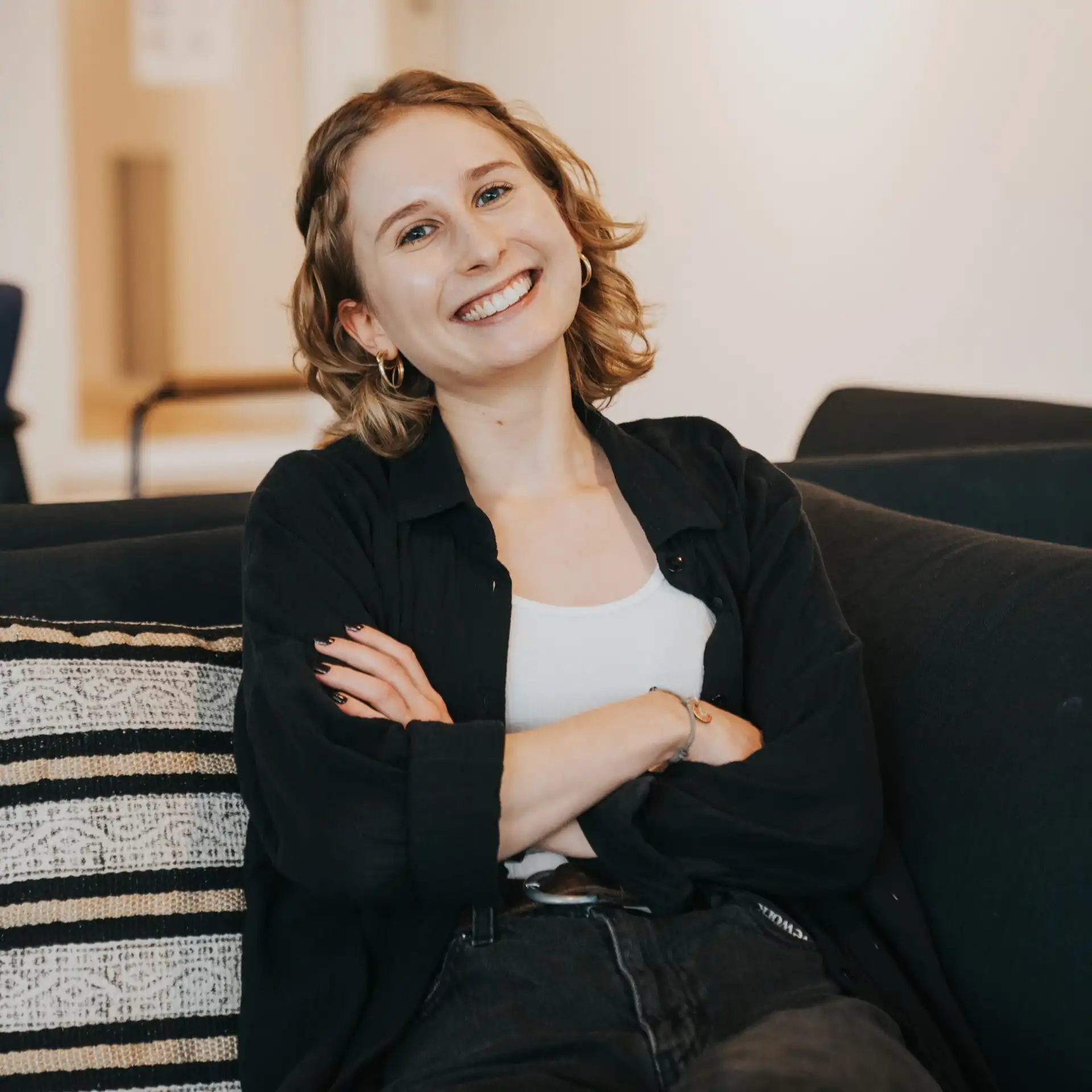 Zdjęcie osoby wypowiadającej się o Fundacji Innovations Hub