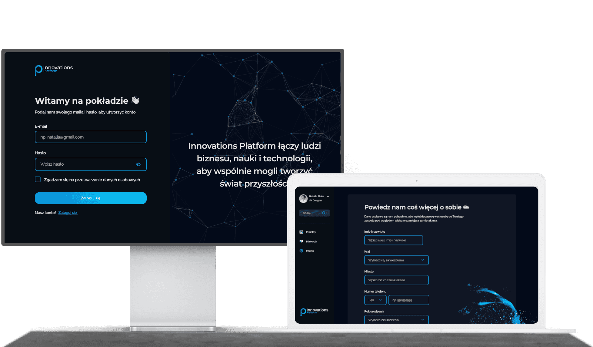 Wizualizacja Innovations Platform